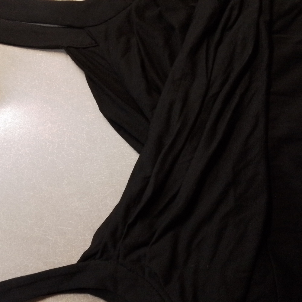 BCBGMAXAZRIA Black rayon tank sundress,  size S. - Picture 5 of 8